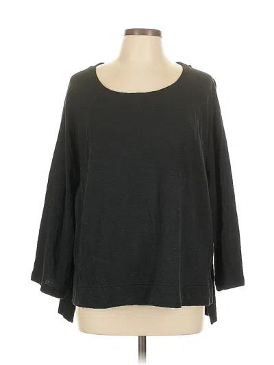 Pre-owned Victoria Sport 3/4 Sleeve Top Gray Boatneck Tops