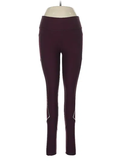 Pre-owned Victoria Sport Active Pants In Burgundy
