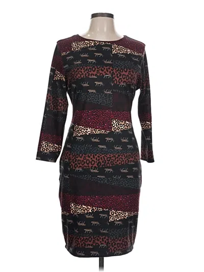Pre-owned Victoria Sport Cocktail Dress In Burgundy