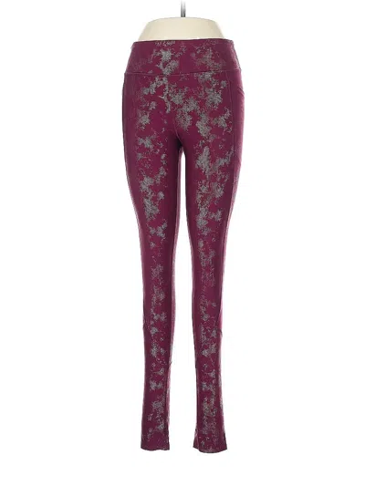 Pre-owned Victoria Sport Leggings In Purple