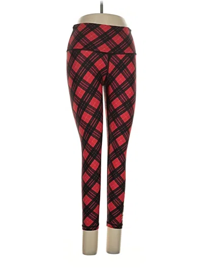 Pre-owned Victoria Sport Leggings In Red
