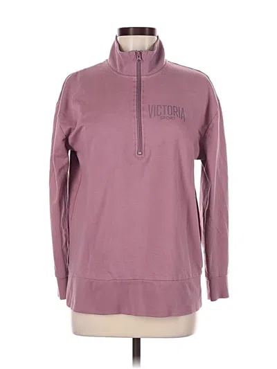 Pre-owned Victoria Sport Long Sleeve Polo Shirt In Purple