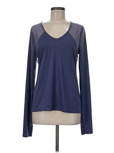 Pre-owned Victoria Sport Long Sleeve T-shirt In Blue