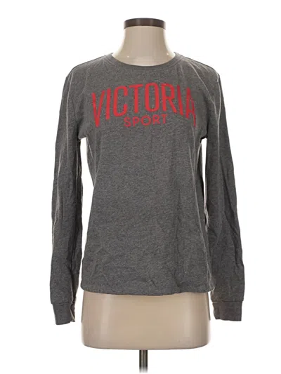 Pre-owned Victoria Sport Long Sleeve T-shirt In Gray