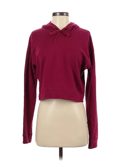 Pre-owned Victoria Sport Pullover Hoodie In Burgundy