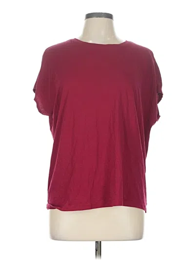 Pre-owned Victoria Sport Short Sleeve T-shirt In Burgundy