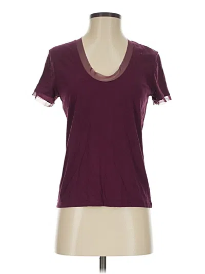 Pre-owned Victoria Sport Short Sleeve T-shirt In Burgundy
