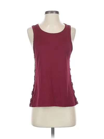 Pre-owned Victoria Sport Sleeveless T-shirt In Burgundy