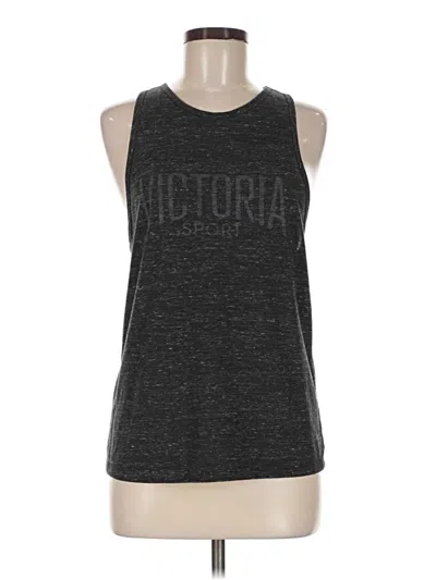 Pre-owned Victoria Sport Sleeveless Top Gray Halter Neckline Tops