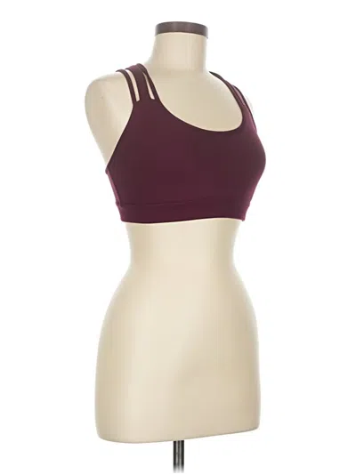Pre-owned Victoria Sport Sports Bra In Burgundy