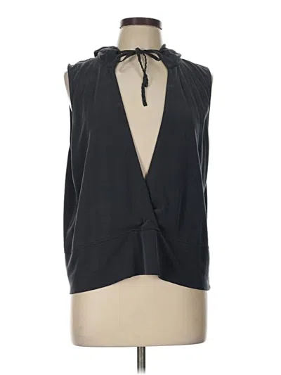 Pre-owned Victoria Sport Tank Top Black Halter Neckline Tops