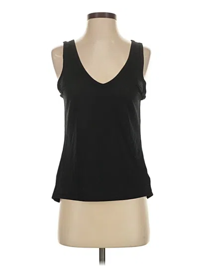 Pre-owned Victoria Sport Tank Top Black Plunge Neckline Tops