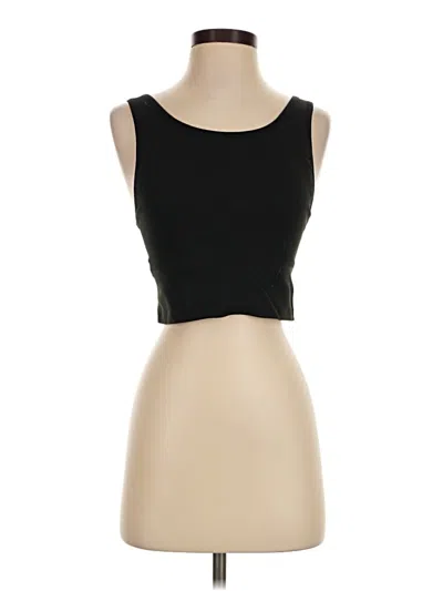 Pre-owned Victoria Sport Tank Top Black Strapless Neckline Tops