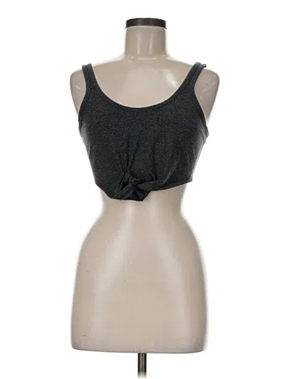 Pre-owned Victoria Sport Tank Top Gray Strapless Neckline Tops
