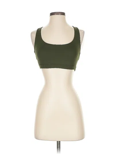 Pre-owned Victoria Sport Tank Top Green Strapless Neckline Tops