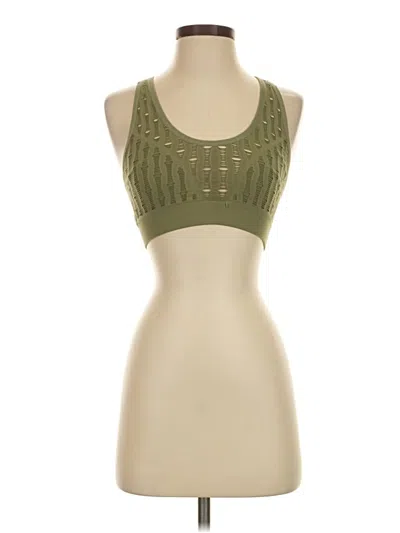 Pre-owned Victoria Sport Tank Top Green Strapless Neckline Tops
