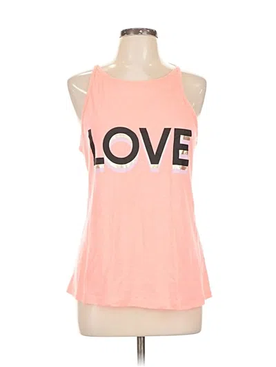Pre-owned Victoria Sport Tank Top Pink Halter Neckline Tops