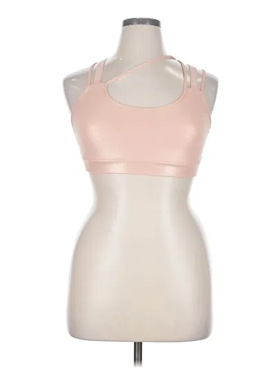 Pre-owned Victoria Sport Tank Top Pink Halter Neckline Tops