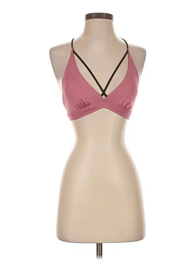 Pre-owned Victoria Sport Tank Top Pink Plunge Neckline Tops