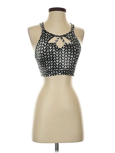Pre-owned Victoria Sport Tank Top Silver Halter Neckline Tops