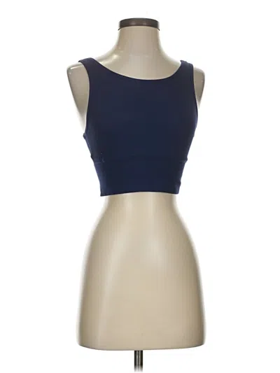 Pre-owned Victoria Sport Tube Top Blue Strapless Neckline Tops