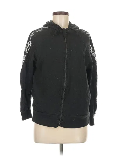 Pre-owned Victoria Sport Zip Up Hoodie In Black