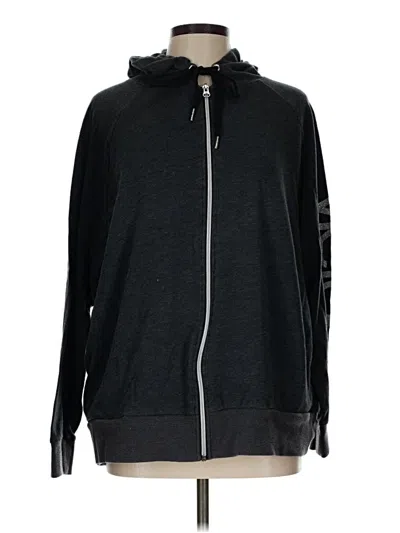 Pre-owned Victoria Sport Zip Up Hoodie In Gray