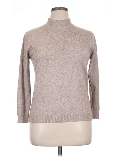 Pre-owned Victoria Turtleneck Sweater In Brown
