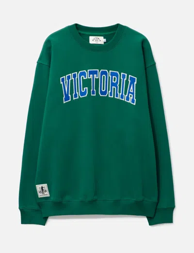 Victoria Varsity Sweatshirt In Green