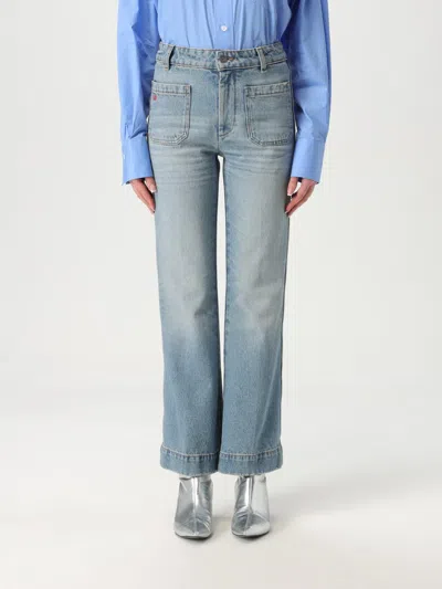 Victoria Beckham Jeans Victoria  Woman Color Denim