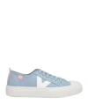 Victoria Woman Sneakers Blue Size 7 Textile Fibers