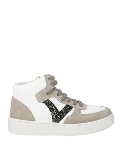 Victoria Woman Sneakers Grey Size 6 Leather, Synthetic Material