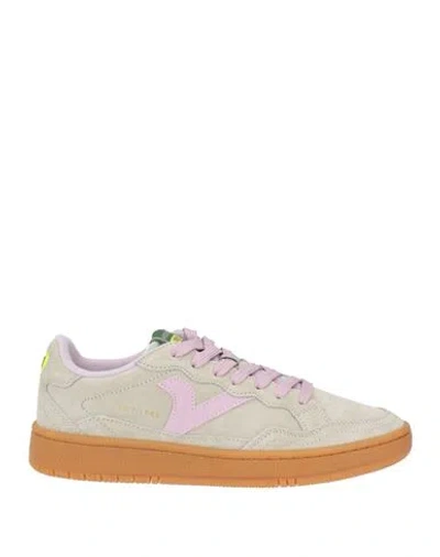 Victoria Woman Sneakers Light Green Size 11 Leather, Textile Fibers