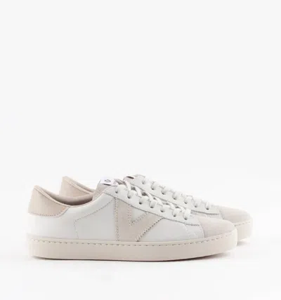 Victoria Women's Berlin Leather Sneaker In Hielo In Yellow