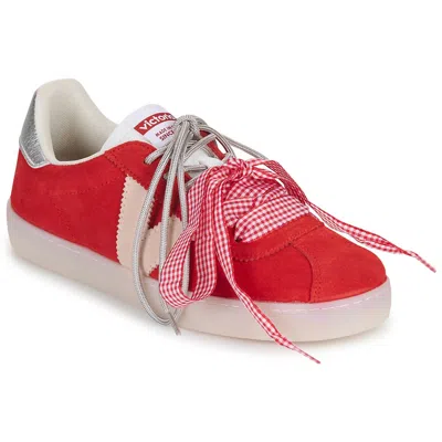 Victoria Women's Berlin Leather Sneakers In Red