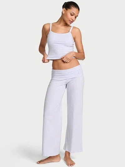 Victoria's Secret 100% Cotton Tank & Pants Set In White