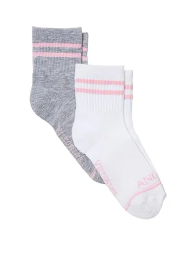 Victoria's Secret 2-pack Quarter Socks In Multi