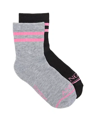 Victoria's Secret 2-pack Quarter Socks In Print