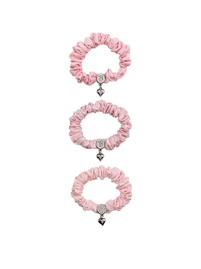 3-pack Heritage Stripe Skinny Charm Scrunchie Set In Animal Print from Victoria's Secret