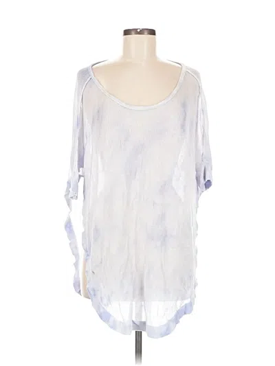 Pre-owned Victoria's Secret 3/4 Sleeve Blouse In Silver