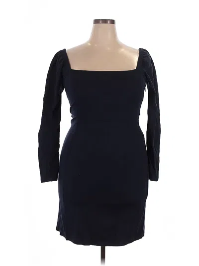 Pre-owned Victoria's Secret 3/4 Sleeve T-shirt In Blue