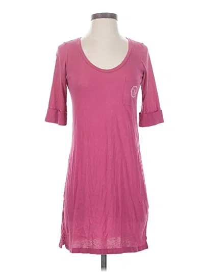 Pre-owned Victoria's Secret 3/4 Sleeve T-shirt In Pink