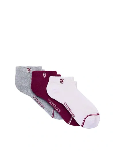 Victoria's Secret 3-pack Ankle Socks In Print
