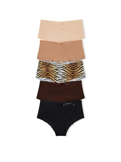 Victoria's Secret 5-pack No-show Cheeky Panties In Animal Print