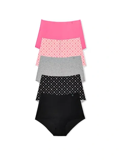 Victoria's Secret 5-pack No-show Modern Brief Panties In Pink