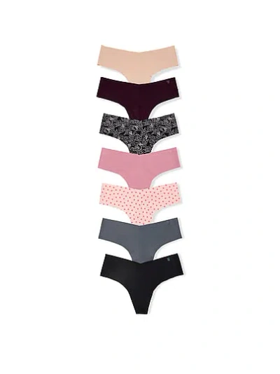 Victoria's Secret 7-pack No-show Thong Panties In Multi