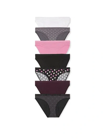 Victoria's Secret 7-pack Stretch Cotton Bikini Panties In Multi