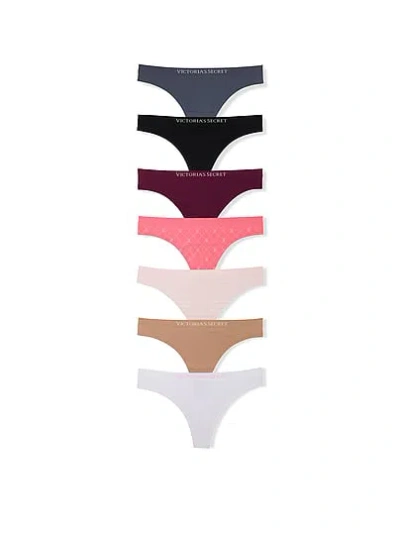 Victoria's Secret 7-pack Seamless Thong Panties In Multi