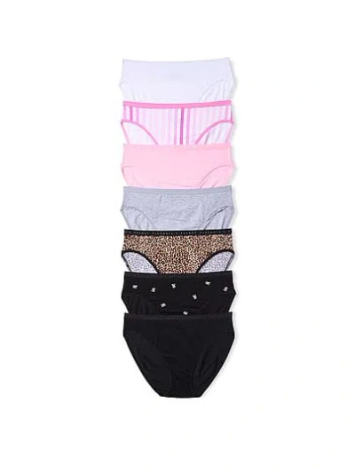 Victoria's Secret 7-pack Stretch Cotton High-leg Brief Panties In Multi