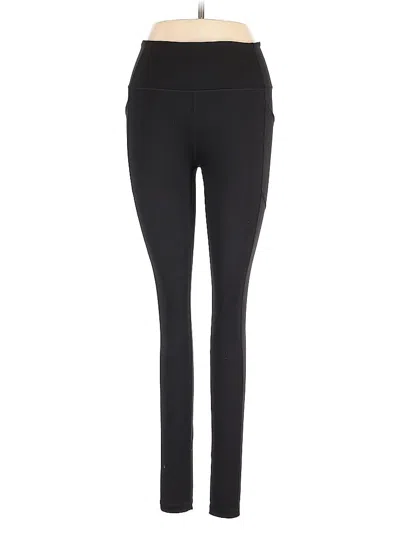 Pre-owned Victoria's Secret Active Pants In Black